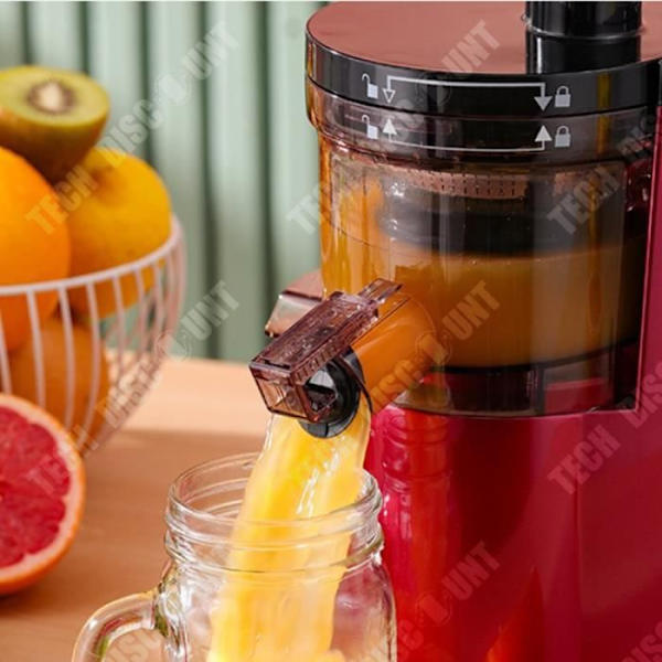 TD® Udrivere Stor diameter Adskillelse af saft og bundfald Langsom presse ved lav hastighed Højt saftudbytte Husholdning Automat