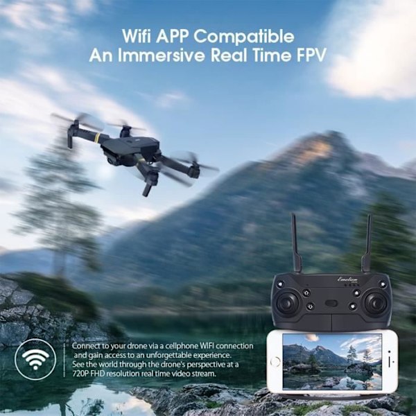 E58 Folding Aerial Camera Drone Fjärrkontroll Quadcopter Boy Toy