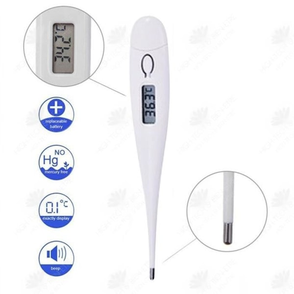 HTBE® Elektronisk Digital Baby/ Barn Termometer Pædiatrisk Komfort, hurtig, præcis, med medicinsk digital display