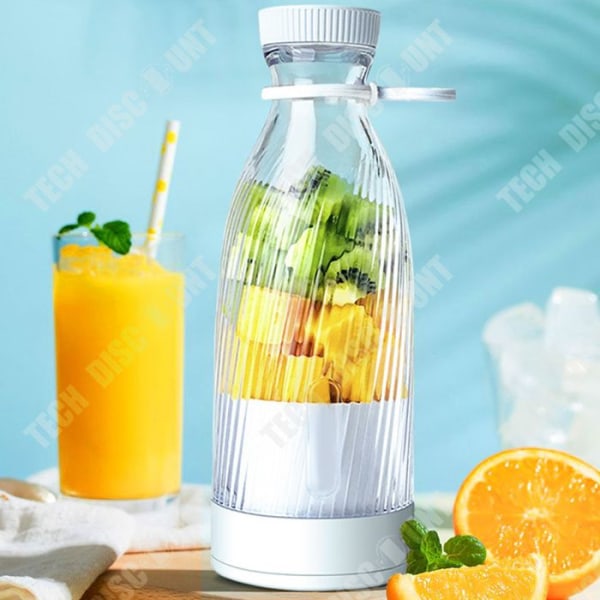 TD® Uppladdningsbar bärbar juicepress, multifunktionell minijuice för hem, frukt- och grönsaksjuice