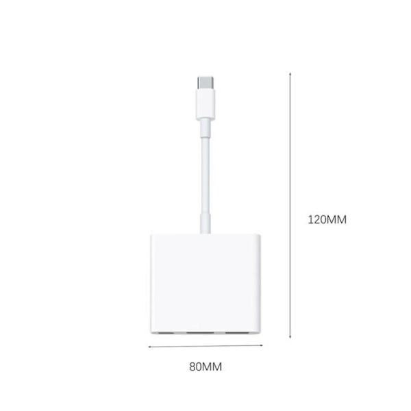 USB-C Digital AV Multiport Adapter med USB-port