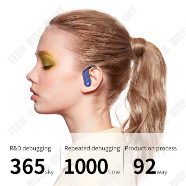 TD® trådlösa Bluetooth-hörlurar In-ear Sports Power Display Digital Display Brusreducering Universal