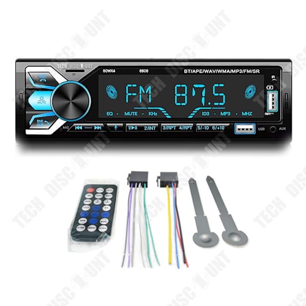TD® Bluetooth bil radio multifunktionel bil bluetooth mp3 afspiller bil kort optager til taxa bil