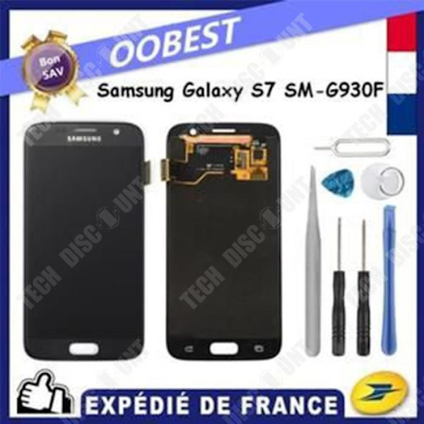 LCD-skärm - TD® - Samsung Galaxy S7 G9300 - OLED - 1280x720 - Kapacitiv pekskärm 16 miljoner färger