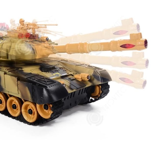 INN® Desert Yellow 2.4G fjärrkontroll stridsvagn förälder-barn stridstorn stridsvagn modell bilfjärrkontroll leksak för barn