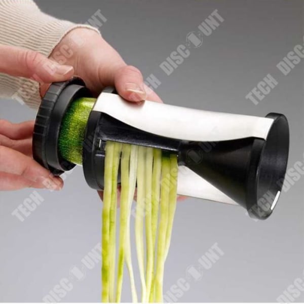 TD® Høj Kvalitet Spiral Design kompakt multifunktion Slicer Cutter Spirelli Køkkenværktøj Spiralizer Twister Rivjern Udstyr