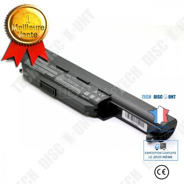 TD® 4400mAh datorbatteri kompatibelt med A32-K55 X75A X75V X75VB X75VC X75VD Hållbar