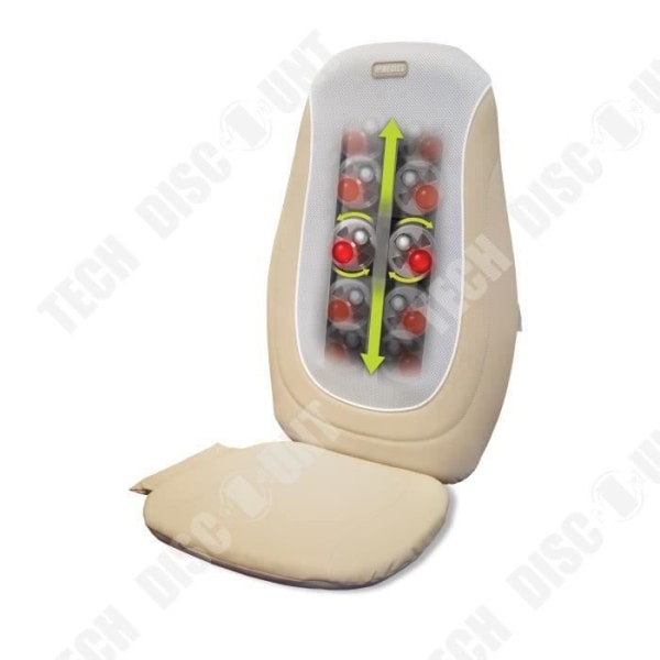 TD® Massagesæde - multifunktionel massagestol 3 i 1 - aftagelig