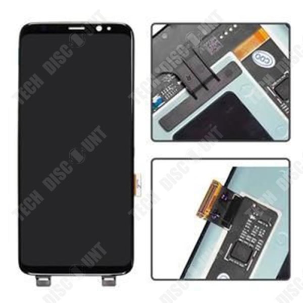 TD® Komplet Touchskærm LCD - Sort til Samsung Galaxy S8 G950 G950F + Værktøjssæt