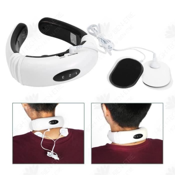 HTBE® Multifunktions intelligent cervikal ryggradsmassager elektromagnetisk puls nacke midja axel knådande hals nackskydd
