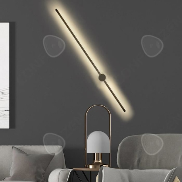 CONFO® Spejl foran LED-båndlys stue moderne minimalistisk kreativ nordisk linje lampe sengelampe