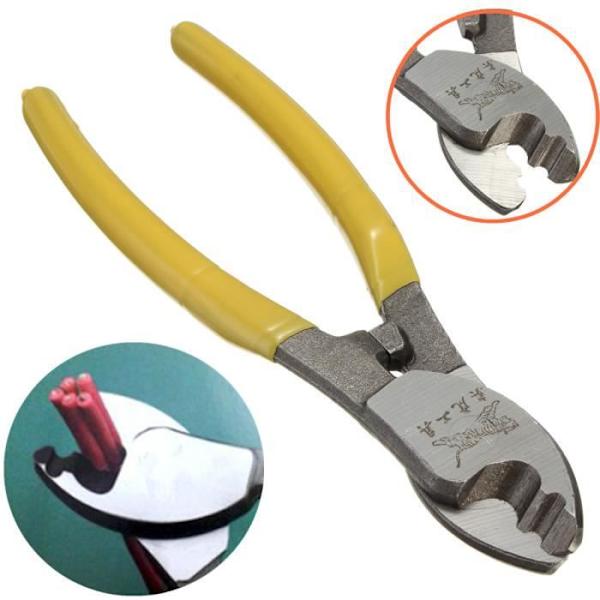 6'' Johdinsaksipihdit Kaapelin Leikkuri Lankaa Narua Kahva Sähköspecialisti Työkalu DIY