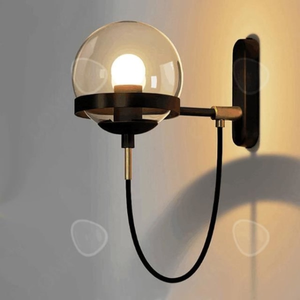 CONFO® Applique Nordic Style Moderne simpel LED glas soveværelse natbord stue stråle trapper