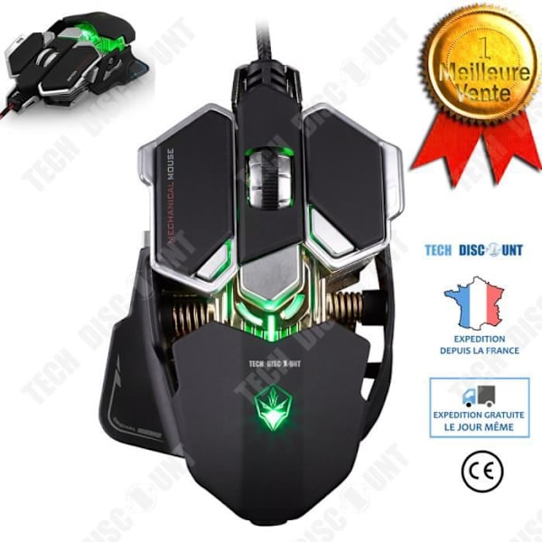 TD® optinen langallinen USB pystysuora ergonominen hiiri Logitech pelaamiseen PC kannettava tietokone korkealaatuinen seuranta musta vihreä