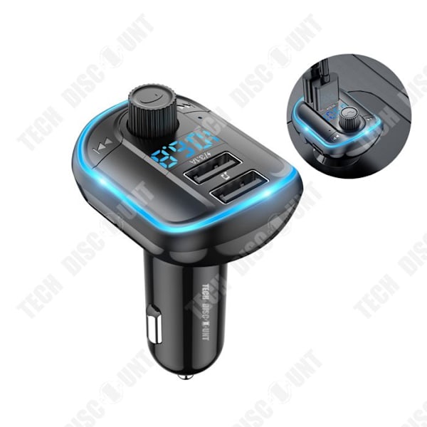 TD® FM-lähetin, bluetooth-auton vastaanotin, auton MP3-soitin, FM-lähetin, kaksinkertainen USB-auton laturi