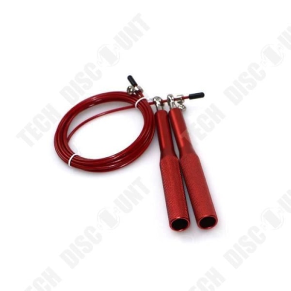 TD® Fitness Tillbehör - Kroppsbyggande, Speed Jump Rope 3M justerbart hopprep för träning - Hotpink Typ