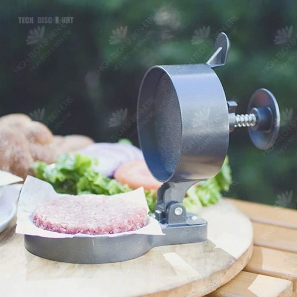 HTBE® Burger Köttpress Manuell Nonstick Press Köttbiff Modell Riskollen Formpress Artefaktpress