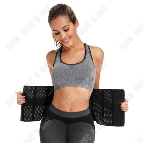 TD® Stålbälte Andas Mesh Gummi Korsett Sport Fitness Korsett Midjebälte