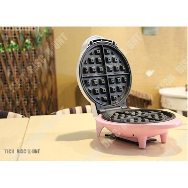 Gauffrättare - TD® - Professionell - 800W - Multifunktion - Bakelit Rosa