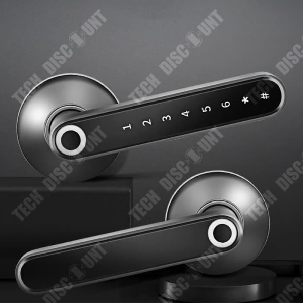 TD® Smart Dörrlås Innerdörr Fingerprint Password Lock är enkelt och bekvämt att installera