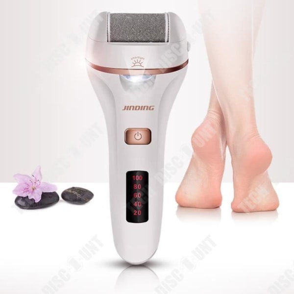 TD® Digital Display Elektrisk Foot Grinder Remove Dead Skin Vattentät Pedikyr Callus Remover