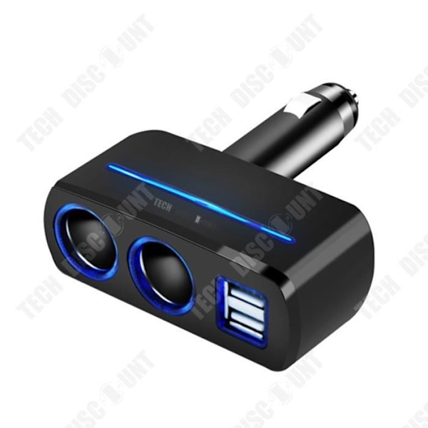 TD® Tändare dubbel USB för bil Snabbladdare universell Snabb laddning Snabb laddare med dubbla portar