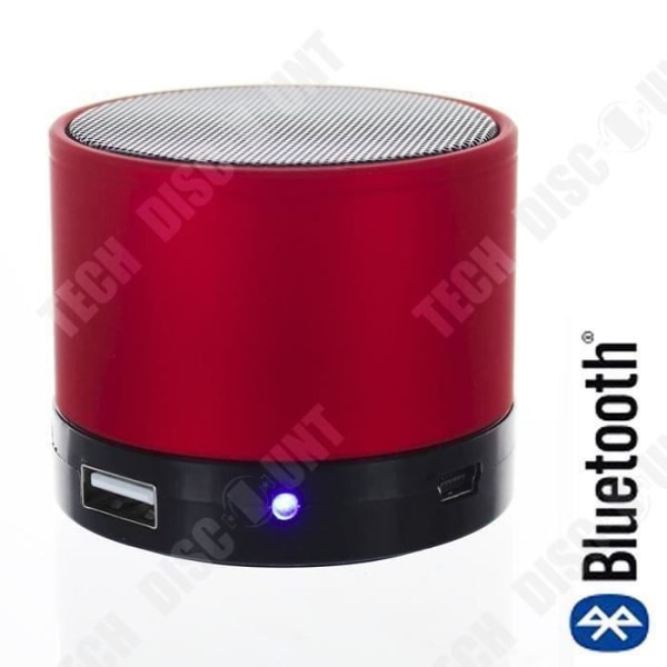TD® W716S mini trådløs smart bluetooth højttaler sort mini bluetooth højttaler rød smart højttaler højttaler