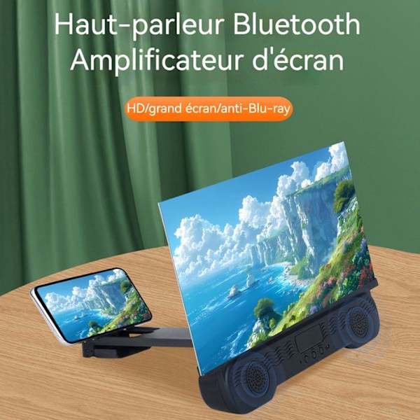 TD® 18 tuuman puhelimen näyttötehostin bluetooth-kaiuttimella Sinivaloasuojaa silmille