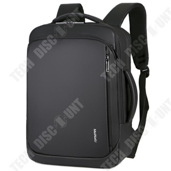 TD® Laptop Ryggsäck 12-16 tum med USB-laddningsport för Business University Funktionell Ryggsäck Ryggsäck