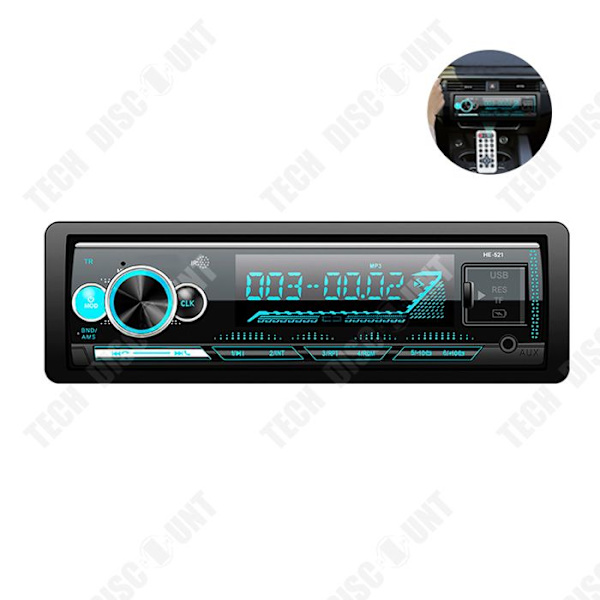 TD® Bluetooth-autoradio, kaksinkertainen USB, Bluetooth MP3-soitin, FM-radio, autohäntä musiikkia varten taksille