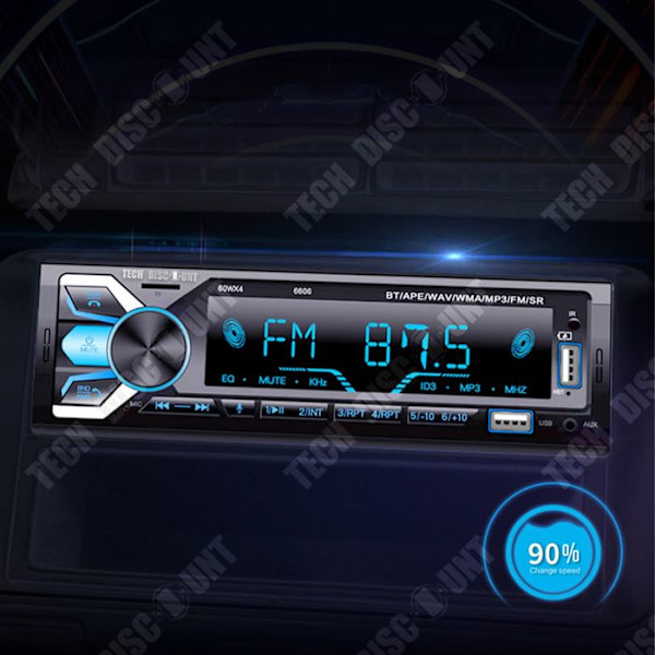 TD® Bluetooth-auto radio monitoiminen Bluetooth-auton MP3-soitin muistokortin tallennin taksi-autolle