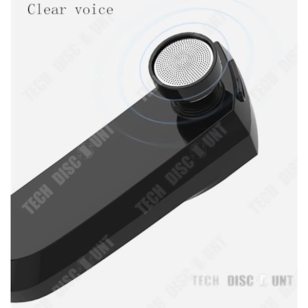 Trådløse bluetooth-hovedtelefoner TD® 100mah bluetooth 5.0 ørekrog bluetooth-hovedtelefoner enkelt sort smart touch