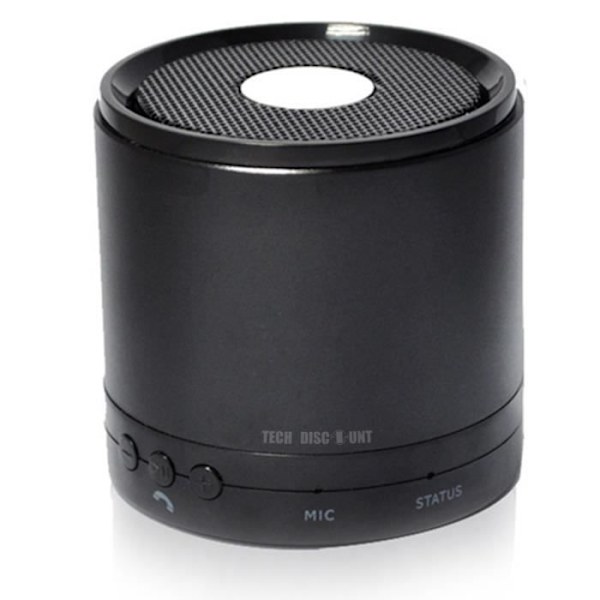 TD® Black portabel cylindrisk trådlös högtalare mini portabel bluetooth-högtalare, ljud PA-musikhögtalare ljudpresent