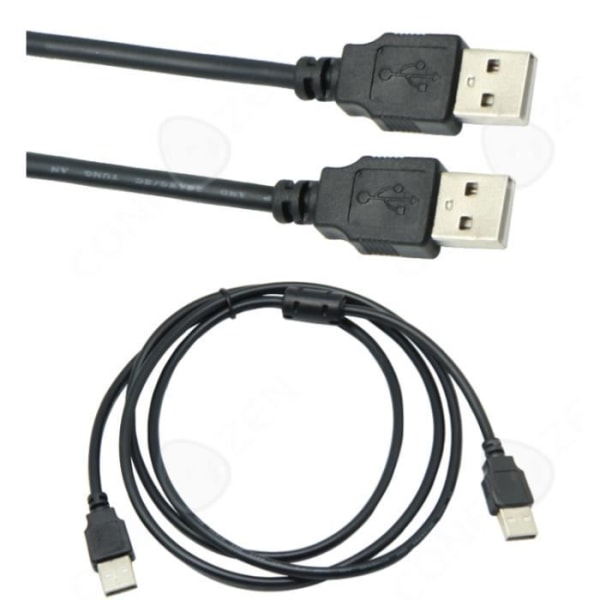 CONFO® USB 3.0 A till A-kabel 2 meter A hane till A hane datasladd Typ A/A förlängning för dator 2m