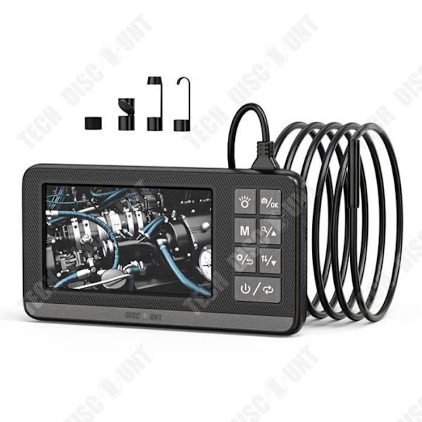 TD® Digital Borescope Dubbelhuvud 4.3 Långvarig Räckvidd Fotografi- och videoinspelningsfunktion HD-endoskop för rör