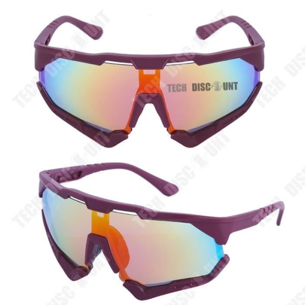 TD® Cykelsolglasögon Polygonal One-Piece linser Dekorativa solglasögon Utomhussportglasögon