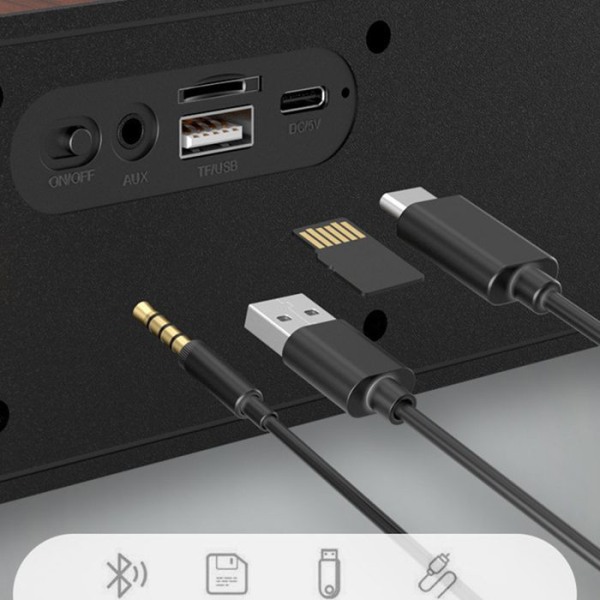 Bluetooth-kaiutin - INN - 2400mAh - Melunvaimennus - TF/USB-tuki - 5W*2