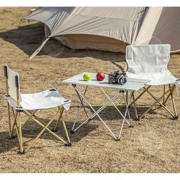 CONFO® Utefällbar stol picknickstol bärbar självkörande camping utomhusstol i aluminiumlegering