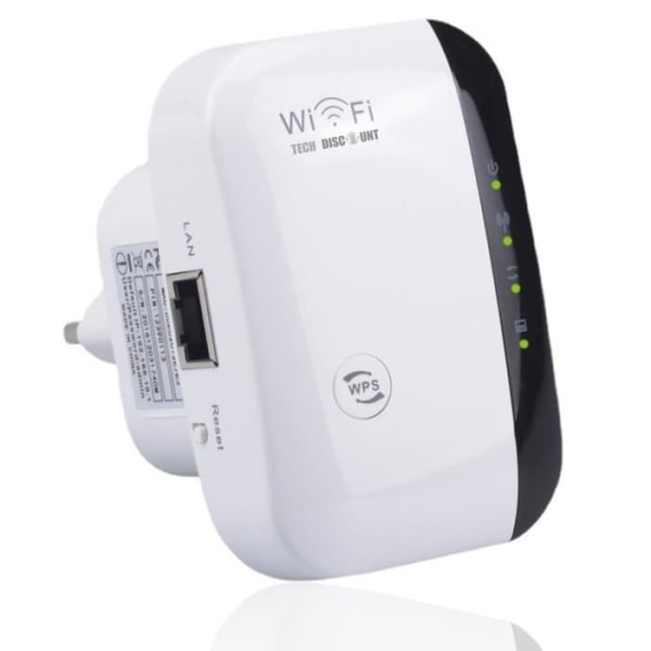 WiFi Repeater kraftig stik Signal Booster trådløs WiFi extender 300M WLAN 802.11n/g/b forstærker internet