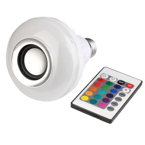 Fjärrkontroll Smart LED-lampa Bluetooth Musikkontroll Högtalare RGB Nattlampa