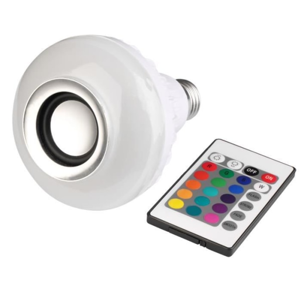 Fjärrkontroll Smart LED-lampa Bluetooth Musikkontroll Högtalare RGB Nattlampa RGB