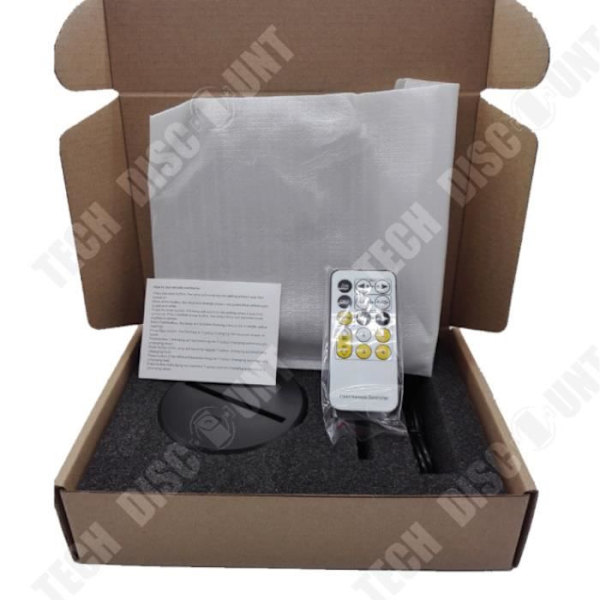 TD® Taktile 3D natlampe farverig MO-58