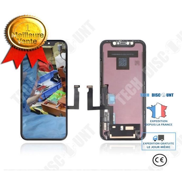 TD® LCD-skærm med berøringsglas til iPhone XR