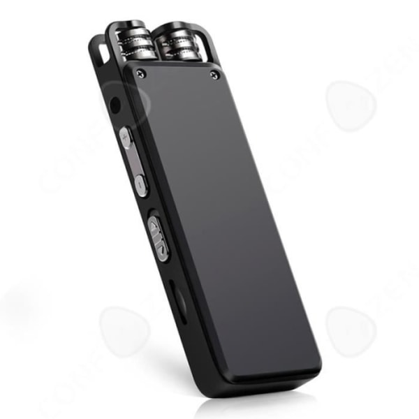 CONFO® Digitaalinen äänentallennin, melunvaimennus, älykäs diktaattori, sisäänrakennettu mikrofoni ja kaiutin, ladattava USB, monitoiminen