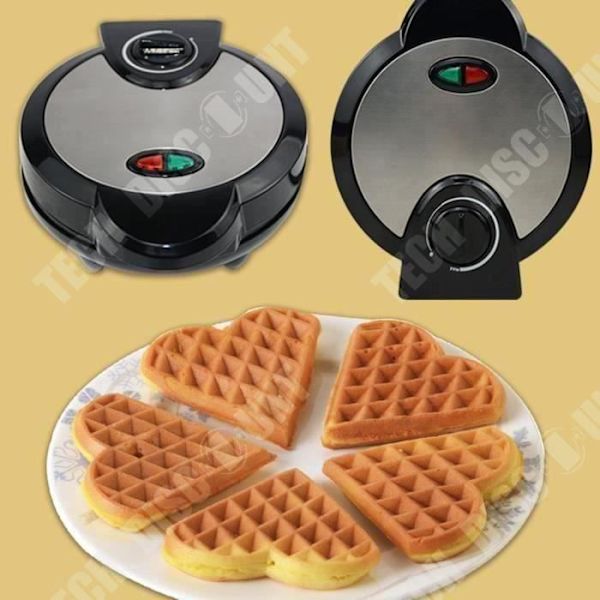 TD® Våffelmaskin Våffelbryggare Hemma Våffelmaskin Elektrisk automatisk tårtmuffins smörgåsmaskin