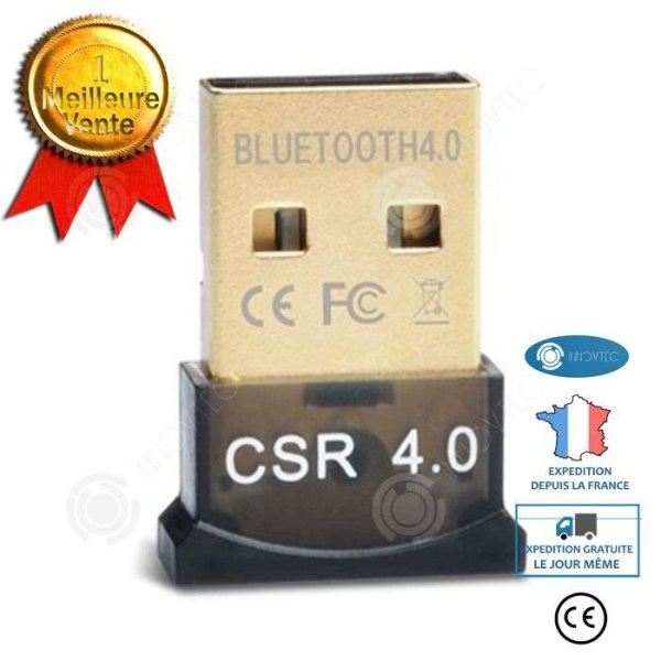 I® USB 4.0 Bluetooth Adapter CSR4.0 Bluetooth Audio Receiver Support Win8/10 Bluetooth Transmitter