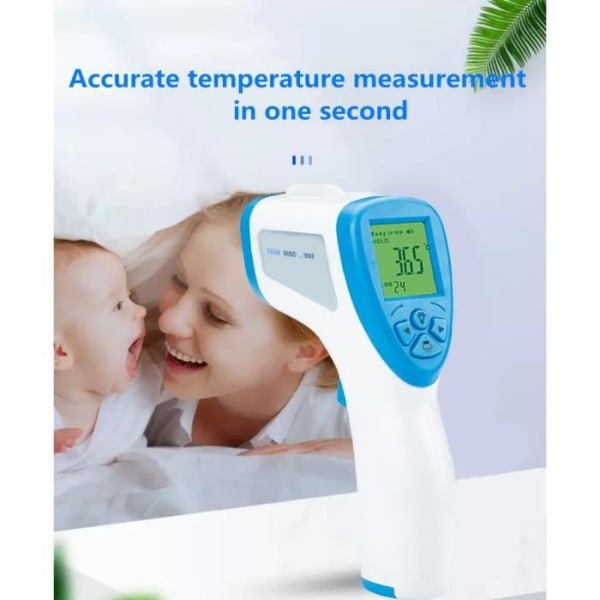 TD® Beröringsfri infraröd elektronisk termometer/ Bärbar panntemperaturpistol Barn/ Vuxen Hög noggrannhet