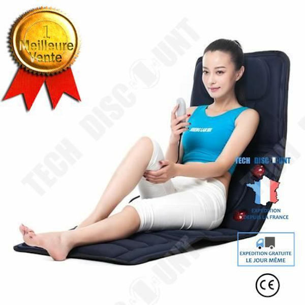 TD® Elektrisk massagemadras, kropsmassagepude, massageskummadras, sundhedshus massagepude, multifunktionel massagepude 220V