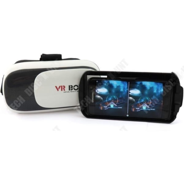 TD® 3D virtual reality-glasögon VR BOX 2 - 3D VR-tillbehör - universalheadset för smartphone