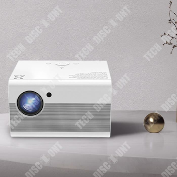 TD® 1080P Trådlös Micro WIFI Smart projektor Mobiltelefon Desktop LED-projektor Hemma HD Bärbar
